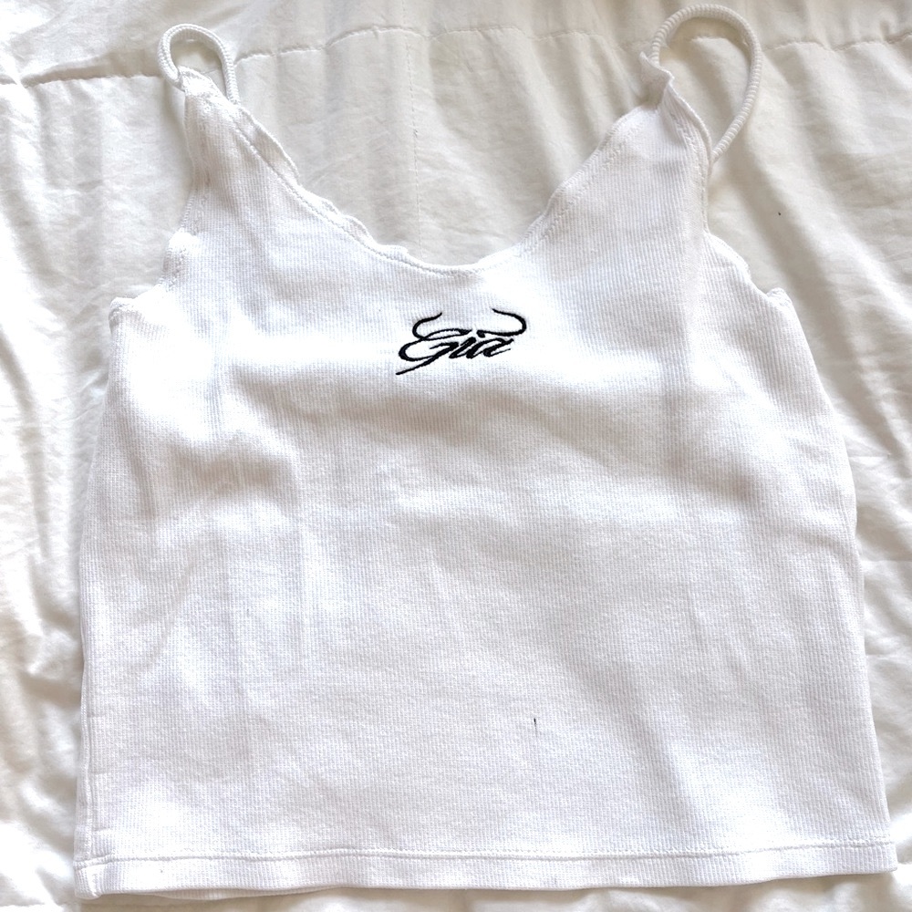 I.AM.GIA White Tank Top